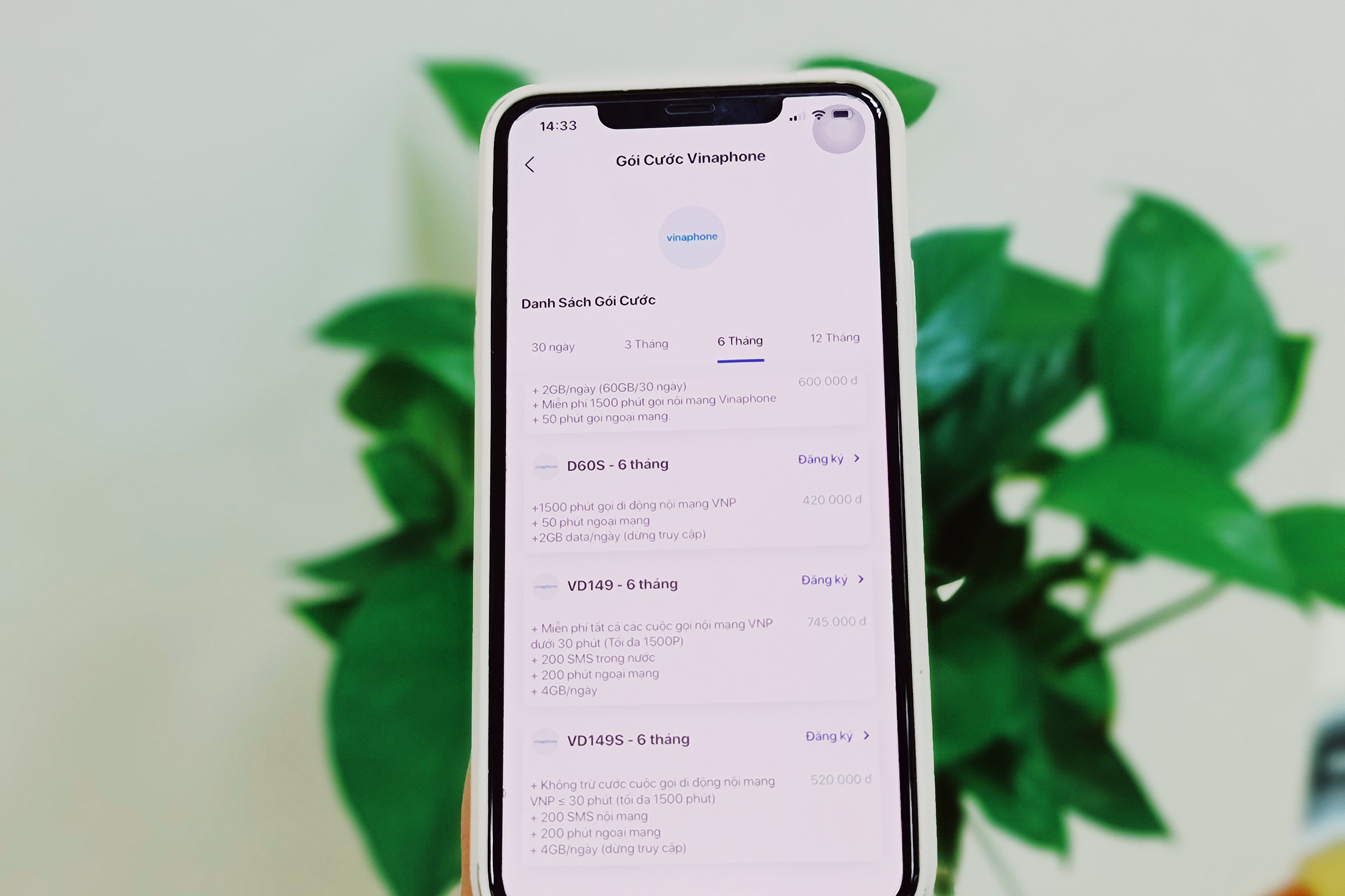 Giảm đến 50% khi mua gói cước VinaPhone trên app VNPT Pay